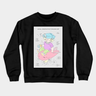 Aerial Observative Foraging Imp (Artwork by The Shend) Crewneck Sweatshirt